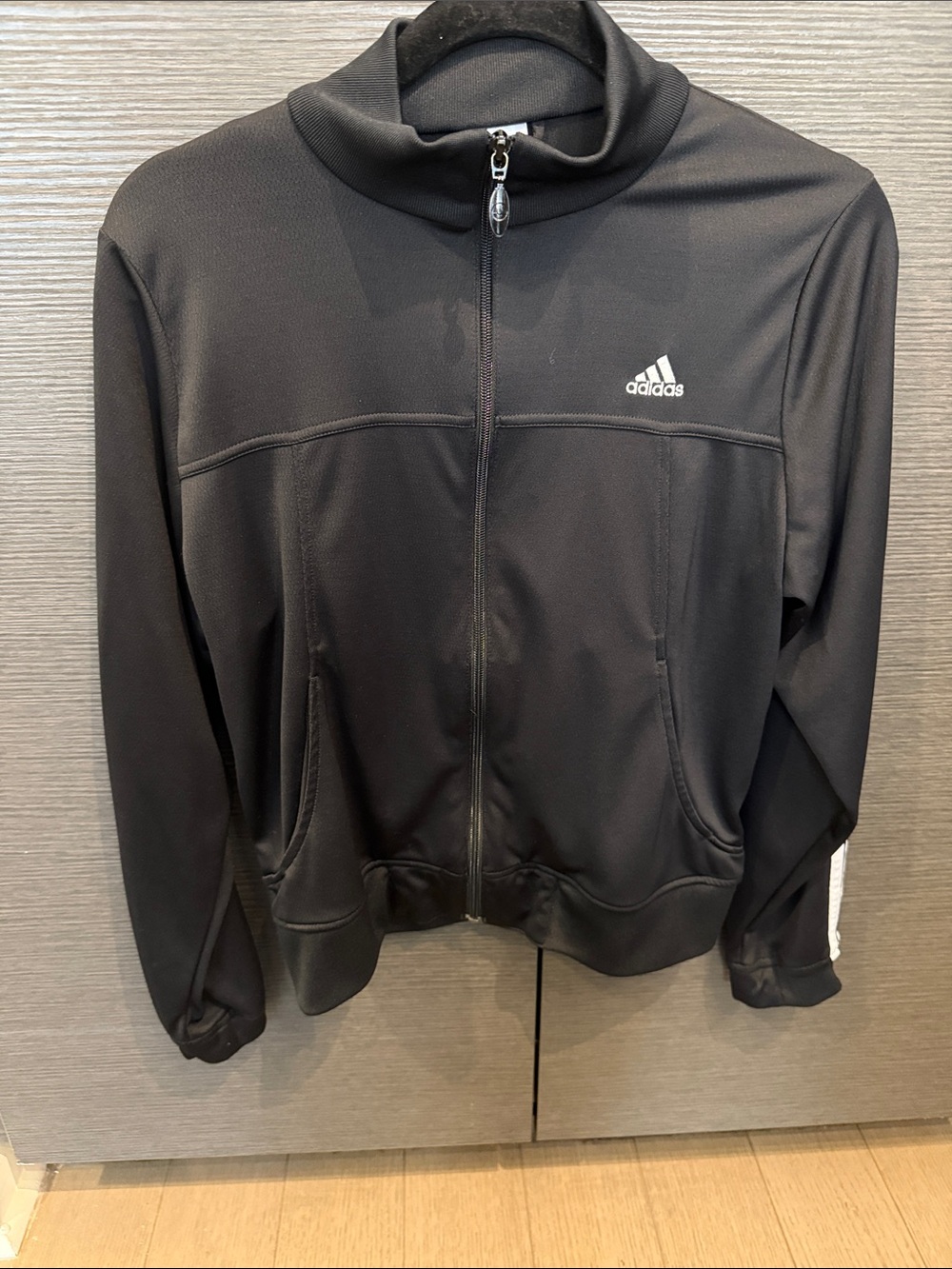 adidas Black Lightweight Full-Zip Shirt Jacket